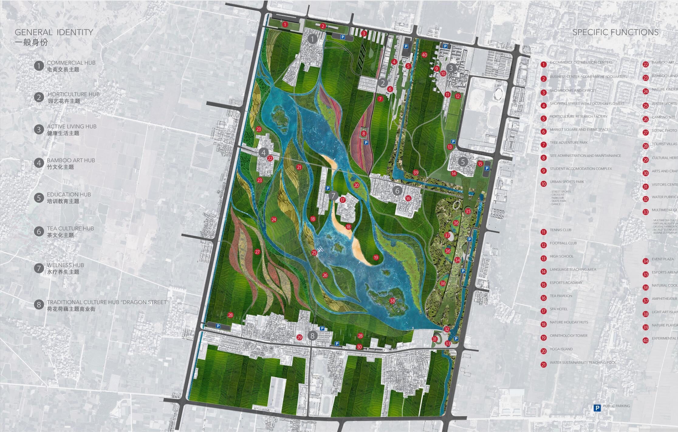 Masterplan, Fuxian Lake Masterplan, Fuxian Lake